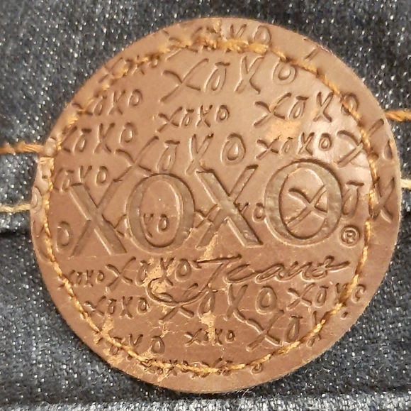 XOXO Dark Wash low rise Jeans. - Picture 5 of 5